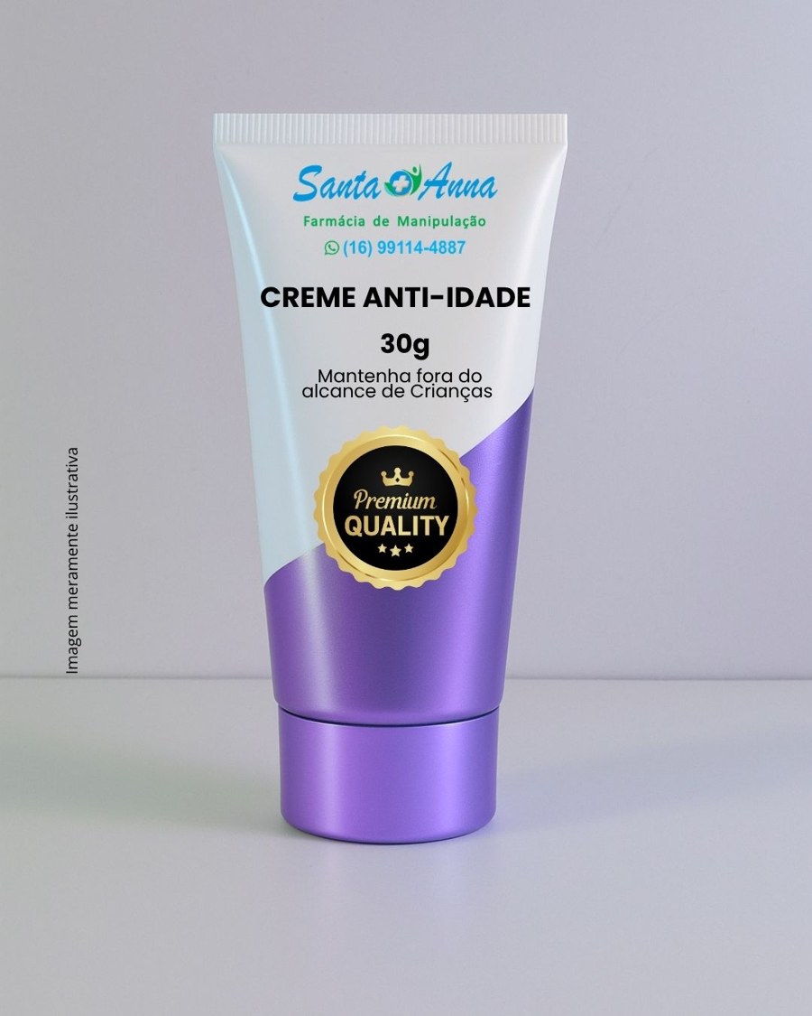 Pote do Creme Anti-idade Santa Anna Restaurador Facial